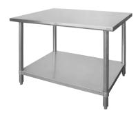 HENDI Centrinis darbo stalas su lentyna, Budget Line, 1200x600x(A)850mm 812457 | E-gastro