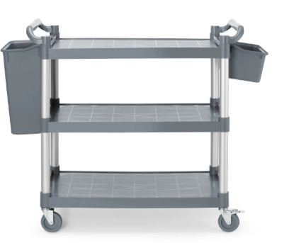 HENDI 3 lentynų polipropileno vežimėlis, didelis, AmerBox, 1010x500x(H)960mm 816264 | E-gastro
