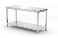 HENDI Centrinis stalas su lentyna, surenkamas, Profi Line, 1600x600x(H)850mm 811542 | E-gastro