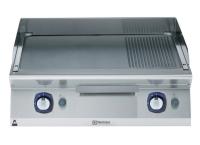 ELECTROLUX Dujinė kepimo plokštuma, 2/3 šlifuoto chromo + 1/3 rifliuota, 800 mm, 14 kW 371335 | E-gastro