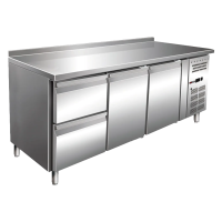 REDFOX Šaldomas stalas MNT 3D-2D2Z, GN 1/4, 230V/0,208kW 00013335 | E-gastro
