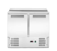 ARKTIC 2 durų šaldomas stalas salotoms su atlenkamuju dangčiu, 247L, 900x700x(H)860mm 236161 | E-gastro