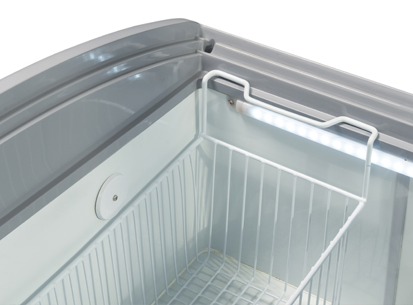 COOL HEAD Šaldymo dėžė su stumdomu stiklu, CG409A, 370 L. CG 409A | E-gastro