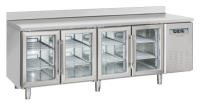 COOL HEAD Šaldomas stalas SRG4200, stiklinės durys 325x410mm padėklams, 230V/450W, 625x950x2250mm SRG 4200 | E-gastro