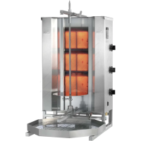 POTIS Dujinis kebabų grilis MU GD3/S, 10,5kW, iki 40 kg mėsos, suskystintos dujos PG4302 | E-gastro
