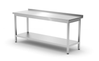 HENDI Sieninis stalas su lentyna, surenkamas, Profi Line, 1800x600x(H)850mm 811504 | E-gastro