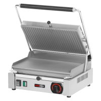 REDFOX Elektrinė lygi panini grilinė su rifliuota viršutine plokšte 37 × 24 cm 230 V PM 2015 L 00003100 | E-gastro