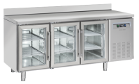 COOL HEAD Šaldomas stalas SRG3200, stiklinės durys 325x410mm padėklams, 230V/372W, 625x950x1800mm SRG 3200 | E-gastro