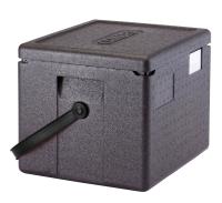 CAMBRO Termokonteineris Cam GoBox, GN 1/2, 22,3L, Juodas, 390x330x(H)316mm EPP280BKST110 | E-gastro