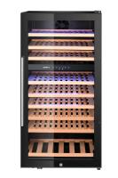 ARKTIC Vyno šaldytuvas, 2 zonų, 91 buteliai, 230L, Juodas, 569x595x(H)1215mm 237113 | E-gastro