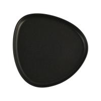 FINE DINE Trikampė lėkštė Coal, juoda, ø210 mm, 6 vnt. 04ALM007011 | E-gastro