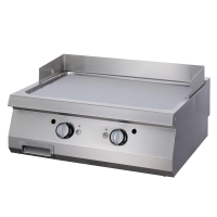 MAXIMA Premium elektrinė kepimo plokštuma, 2 × lygi plokštė, chromuota, 90 cm 09398585 | E-gastro