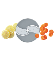Robot Coupe Diskas daržovių pjaustyklei - rifliuotais griežinėliais 3 mm 27069W | E-gastro
