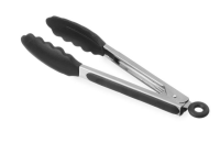 HENDI Universalios silikoninės žnyplės, Juodos, (L)267 mm 171301 | E-gastro