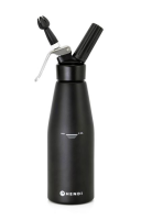 HENDI Grietinėlės plakiklis Kitchen Line, 0,95 L, juodas, Ø95x(H)320 mm 588598 | E-gastro