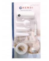 HENDI Plaktos grietinėlės sifonų atsarginės dalys Kitchen Line, 120x30x(H)240 mm 589007 | E-gastro