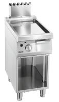 BARTSCHER Dujinė kepimo plokštuma 700, lygi, ant atviros spintelės, 400 mm, 7 kW 2855061 | E-gastro