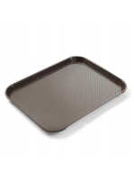 HENDI Mažas polipropileno padėklas Fast Food, rudas, 265×345×(H)20 mm 878743 | E-gastro