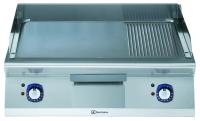 ELECTROLUX Elektrinė kepimo plokštuma, 2/3 šlifuoto chromo + 1/3 rifliuota, 800 mm, 400V/8,4kW 371347 | E-gastro