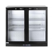 ARKTIC Dviejų durų baro šaldytuvas, 158 L, juodas, 220–240V/160W, 900x530x(H)870mm 235829 | E-gastro