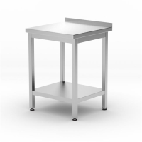 HENDI Sieninis stalas su lentyna, surenkamas, Kitchen Line, 600x600x(H)850mm 817223 | E-gastro