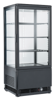 COOL HEAD Šaldoma vitrina RC78B, juoda, 78 l. RC 78B | E-gastro