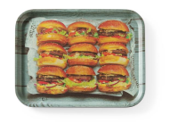 HENDI Neslystantis valgio padėklas su atspaudais Tasty Burger, 330×430 mm 508008 | E-gastro