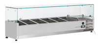 COOL HEAD Ingredientų vitrina VRX14/33, 6 x GN 1/4, 230V/160W, 335x440x1400 mm VRX 14/33 | E-gastro