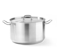 HENDI Vidutinio dydžio puodas su dangčiu Kitchen Line, 9,5L, Ø280x(H)155mm 836408 | E-gastro