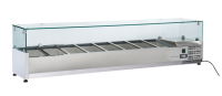 COOL HEAD Ingredientų vitrina VRX18/38, 8 GN1/3, 230V/160W, 395x440x1800 mm VRX 18/38 | E-gastro