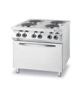 HENDI 4 kaitviečių elektrinė viryklė Kitchen Line su elektrine konvekcine kepimo orkaite GN 1/1 225936 | E-gastro