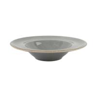 FINE DINE Makaronų lėkštė Stone, tamsiai pilka, ø260 mm, 6 vnt. 04ALM002474 | E-gastro
