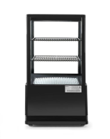 ARKTIC Šaldymo vitrina, 58L, Juoda, 230V/170W, 452x406x(H)830 mm 233627 | E-gastro