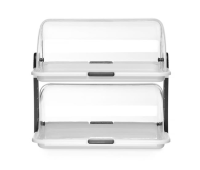 HENDI Dviguba Rolltop vitrina, 380x260x(H)355 mm 871768 | E-gastro