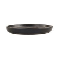 FINE DINE Lėkštė aukštu krašteliu Ironstone, juoda, ø210 mm, 6 vnt. 04SWA000089 | E-gastro