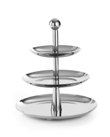 HENDI Sulankstomas 3 aukštų pyragėlių padėklas, Ø268x(H)320 mm 429914 | E-gastro