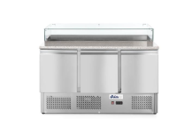 ARKTIC 3 durų šaldymo stalas su antstatu ir stalviršiu iš granito, 1378x702x(H)1155 mm, 230V/310W 232873 | E-gastro
