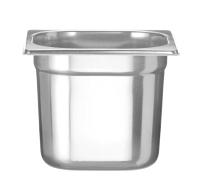 HENDI Konteineris GN 1/6, Profi Line, 2.4 L, nerūdijančio plieno, 176x162x(H)150 mm 801710 | E-gastro