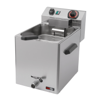 REDFOX Makaronų viryklė 7 l su išleidimo čiaupu VT 07 E/V, 230V/3,4kW 00015019 | E-gastro