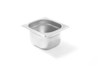HENDI Konteineris GN 1/6, Budget Line, 1,6L, nerūdijantis plienas, 176x162x(H)100 mm 800638 | E-gastro