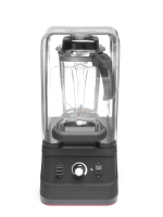 HENDI Baro trintuvas su garso gaubtu, 2,5 L, Juodas, 220–240 V / 1680 W, 250×300×(H)540 mm 230688 | E-gastro