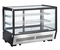 COOL HEAD Šaldoma vitrina RC160SQ, juoda, 160 l. RC 160SQ | E-gastro