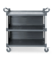 HENDI polipropileno vežimėlis su 3 lentynomis, didelis, „AmerBox“, 1010 x 500 x (A) 960 mm 816271 | E-gastro