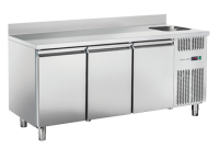 COOL HEAD Šaldomas stalas su plautuve RC3200LV, GN 1/1, 230V/184W, 700x950x1780 mm RC 3200LV | E-gastro