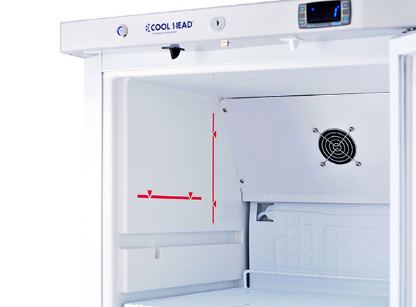 COOL HEAD Šaldytuvas CRX2, plieno spalva, A++ klasė, 200 l. CRX 2 | E-gastro