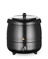 HENDI Sriubos marmitas, Kitchen Line, 8 L, Juodas, 230 V/400 W, Ø330×(H)363 mm 860083 | E-gastro