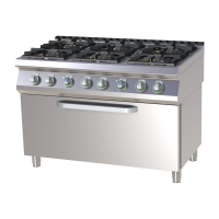 RM GASTRO Dujinė viryklė su elektrine statine orkaite SPT 7120/31 GE 00014797 | E-gastro