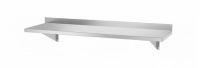 HENDI Sieninė lentyna su 2 laikikliais 1000x300x(H)250mm 816493 | E-gastro