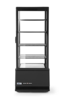 ARKTIC Šaldymo vitrina, 98 L, Juoda, 230V/210W, 444x397x(H)1100 mm 233269 | E-gastro