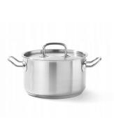 HENDI Vidutinio dydžio puodas su dangčiu Kitchen Line, 3,5L, Ø200x(H)115mm 836200 | E-gastro